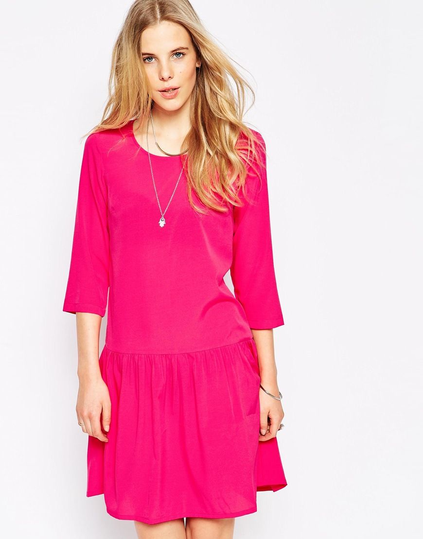 Only - Robe taille basse ?� manches 3/4 - Only - Pickture