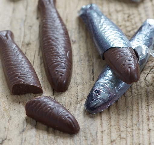 Boîte de sardines en chocolat La Grande Epicerie Pickture