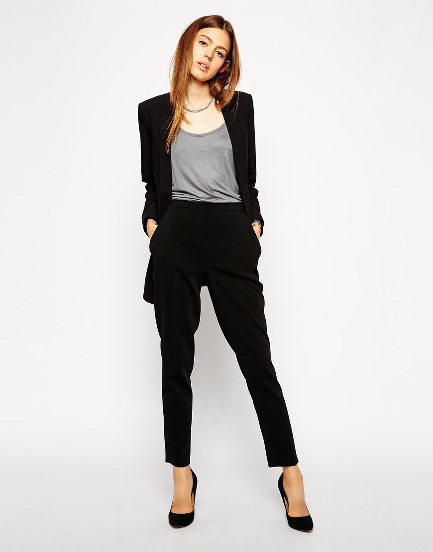 ASOS Premium - Pantalon cigarette - Asos - Pickture